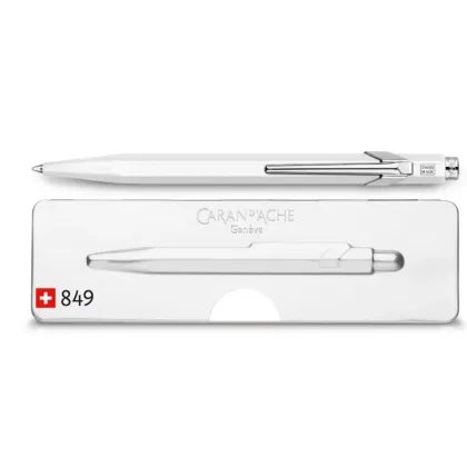 Zdjęcie Długopis 849 White (biały) w pudełku Slimpack
