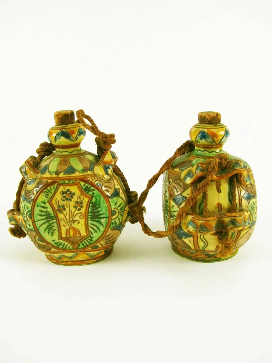 obrazek 1 Para kolb ceramicznych - manierki wędrowca