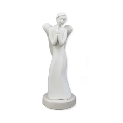 Picture A unique sculpture of a praying angel