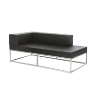 Picture Stylish asymmetrical sofa with left armrest XL – Manhattan