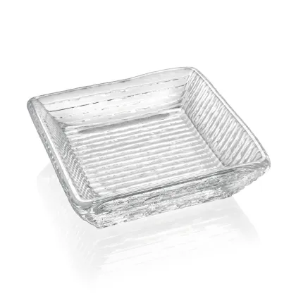 Picture Stylish transparent All in one bowl with a square base - IVV