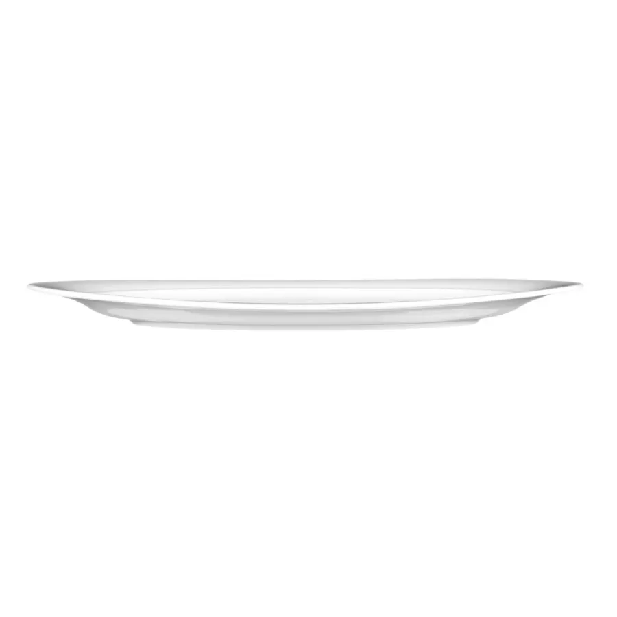 obrazek 2 Porcelanowy owalny biały półmisek 35x27 cm w stylu nowoczesnym - Seltmann Weiden