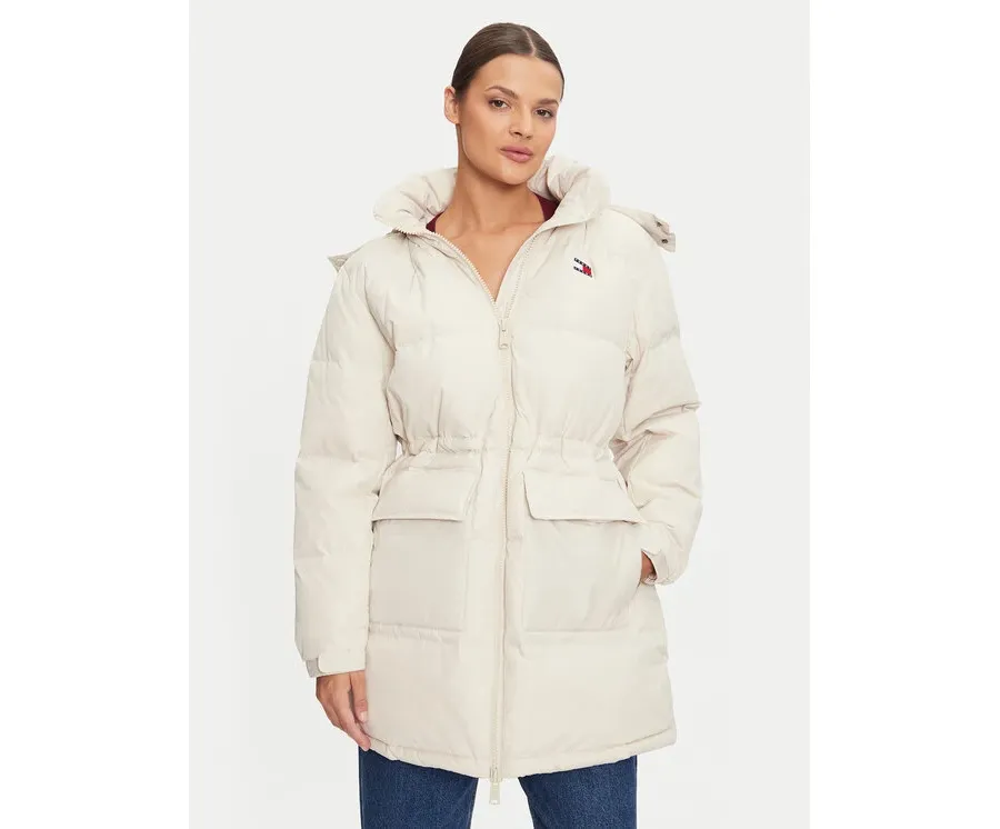 obrazek 1 Tommy Jeans Kurtka puchowa Alaska DW0DW18821 Beżowy Regular Fit