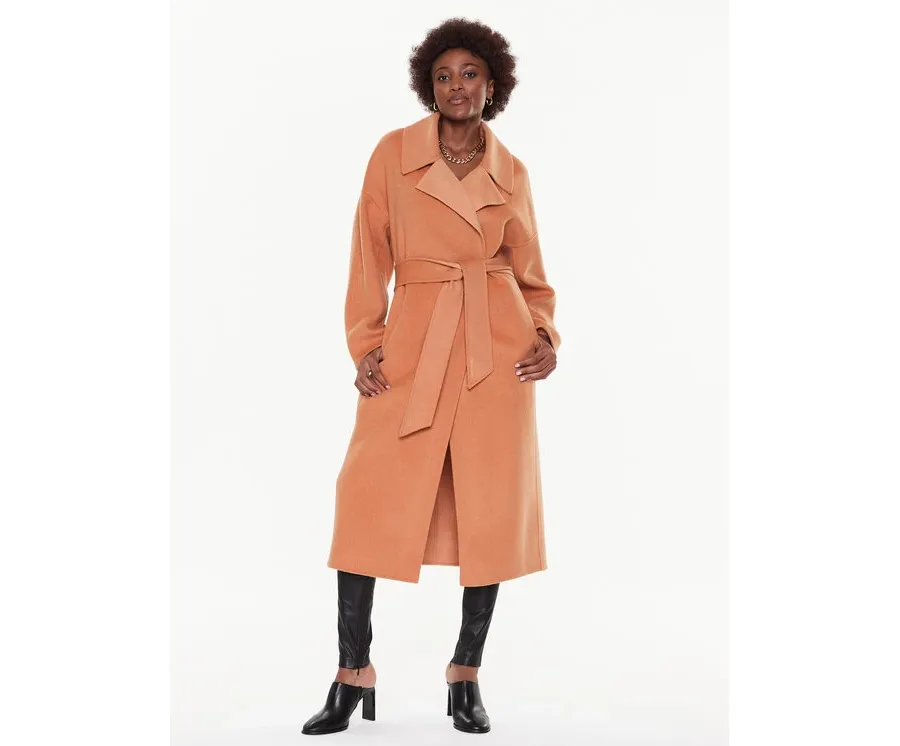 obrazek 1 Calvin Klein Płaszcz wełniany K20K205006 Pomarańczowy Oversize