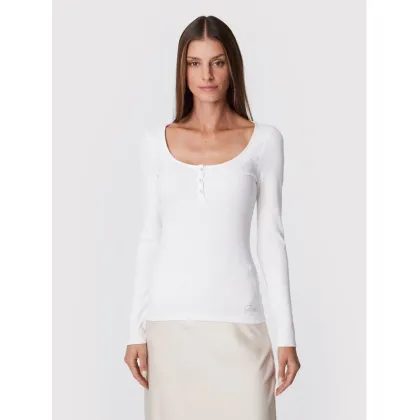 Zdjęcie Guess Bluzka W2YP46 KBCO2 Biały Slim Fit