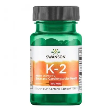 Zdjęcie Swanson Naturalna Witamina K2 100 mcg Kapsułki