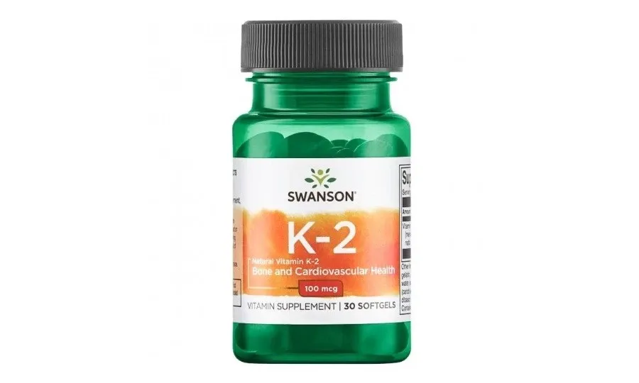 obrazek 1 Swanson Naturalna Witamina K2 100 mcg Kapsułki