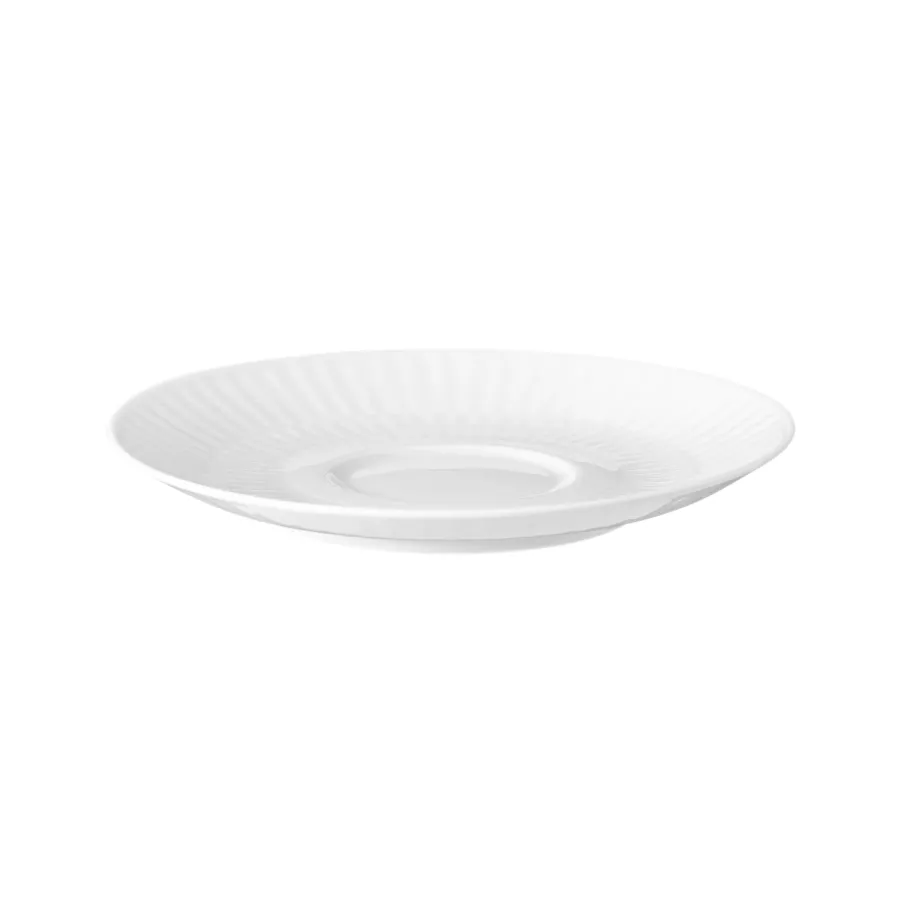 obrazek 3 Biały mały spodek wykonany z porcelany – Tettau
