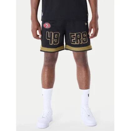 Zdjęcie New Era Szorty sportowe NFL Saf49E Graphic 60596398 Czarny Regular Fit