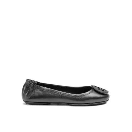 Zdjęcie Tory Burch Baleriny Minnie Travel Ballet With Logo 49350 Czarny