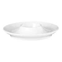 Picture 6 pieces - Beautiful white porcelain egg plate from Germany - Seltmann Weiden