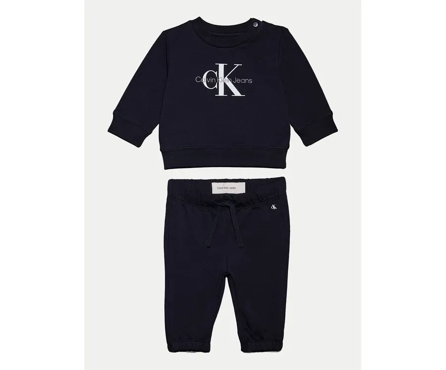 obrazek 1 Calvin Klein Jeans Dres Monogram IN0IN00017 Niebieski Regular Fit
