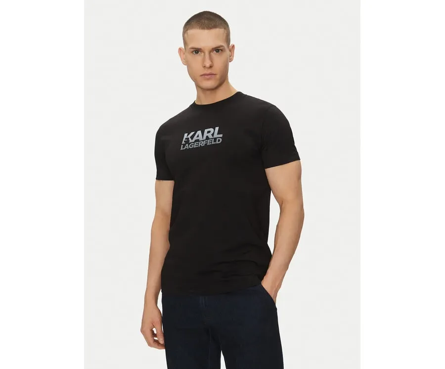 obrazek 1 KARL LAGERFELD T-Shirt 755064 552241 Czarny Regular Fit