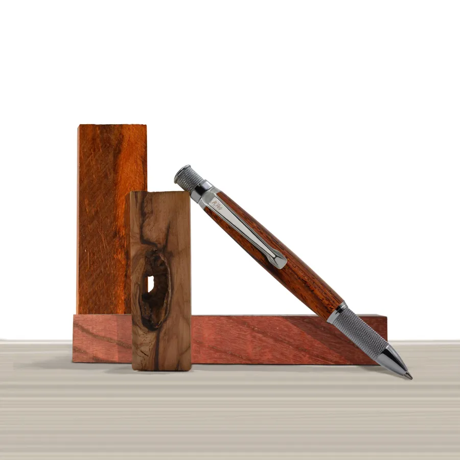 obrazek 3 Luksusowy długopis z drewna cocobolo - Contemporanea Cocobolo - M'Art