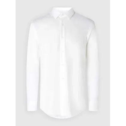 Zdjęcie Koszula biznesowa o kroju slim fit z jednolitą fakturą
