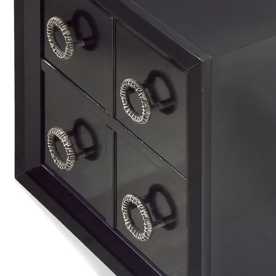 obrazek 3 Elegancki drewniany stolik nocny
