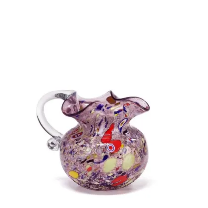 Zdjęcie Oryginalny dzbanek z kolorowego szkła murano