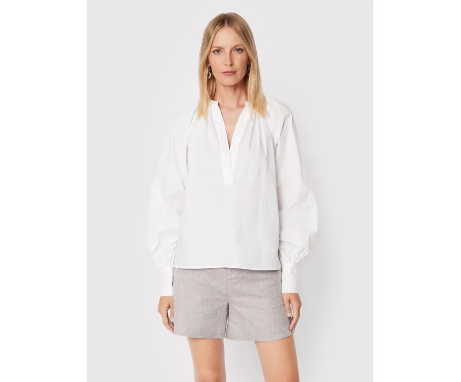 obrazek 1 Custommade Bluzka Dasha 999369242 Biały Relaxed Fit