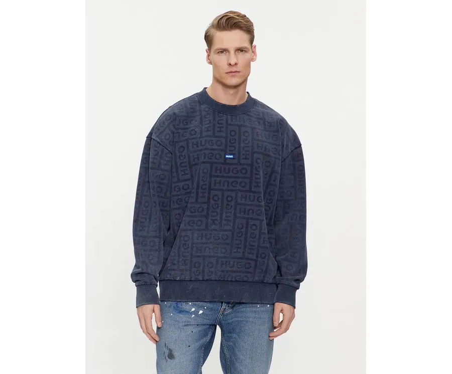 obrazek 1 Hugo Bluza Nenry 50510545 Granatowy Relaxed Fit HUGO