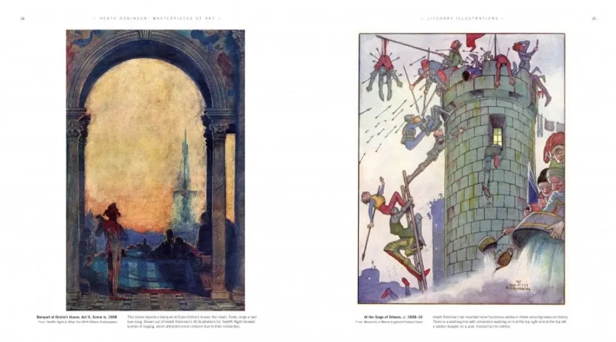 obrazek 5 Książka Heath Robinson Arcydzieła sztuki - Flame Tree Publishing