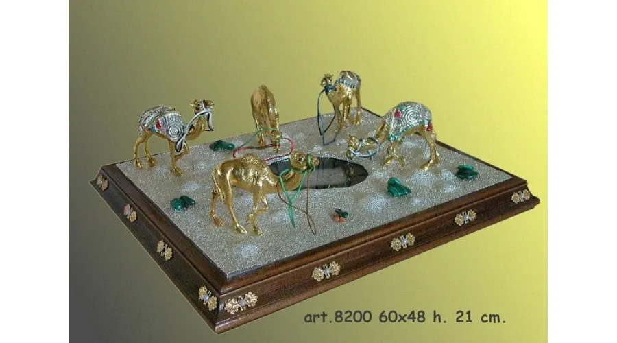 obrazek 1 Wyjatkowa figura pięciu wielbłądów na pustyni