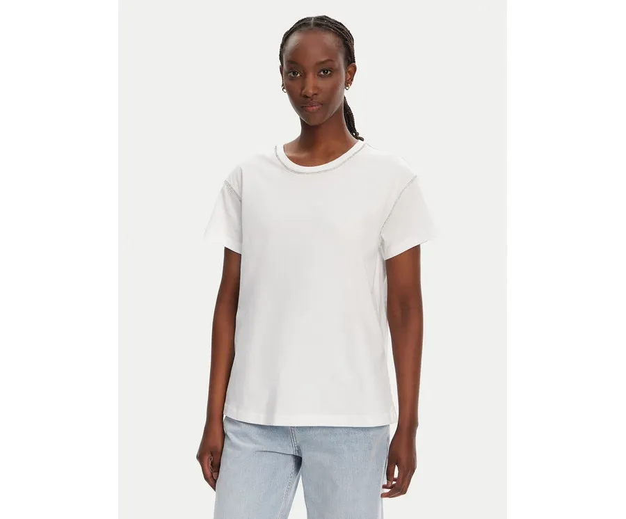 obrazek 1 Liu Jo T-Shirt WA5148 J4893 Biały Regular Fit