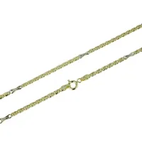 Zdjęcie Piękny łańcuszek z naprzemiennymi ogniwami tygrysimi cm.50