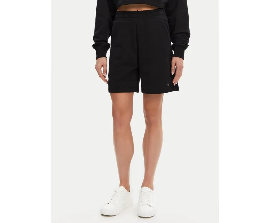 obrazek 1 Calvin Klein Jeans Szorty sportowe J20J225221 Czarny Relaxed Fit