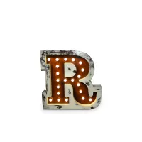 Zdjęcie Niepowtarzalna lampa w kształcie litery R