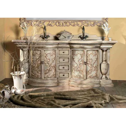 Zdjęcie Ponadczasowa prowansalska komoda do łazienki - Interiors Italia