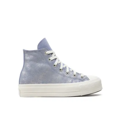 Zdjęcie Converse Trampki Chuck Taylor All Star Lift Platform Suede Shimmer Hi A11549C Fioletowy