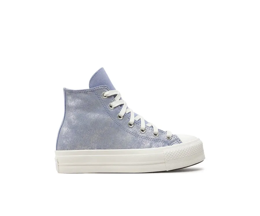obrazek 1 Converse Trampki Chuck Taylor All Star Lift Platform Suede Shimmer Hi A11549C Fioletowy