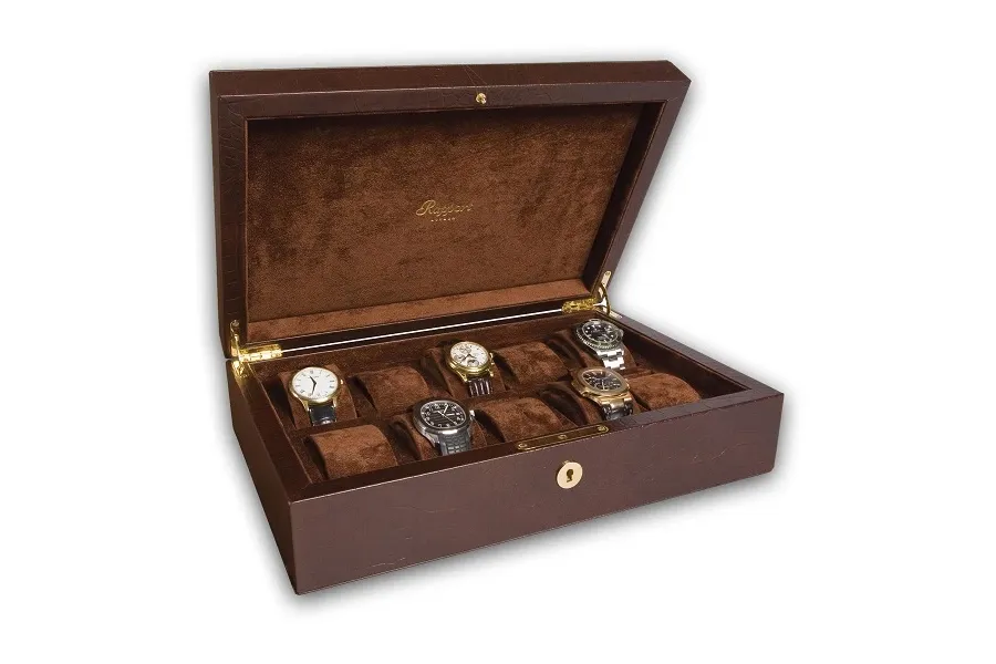 obrazek 2 Brązowy Collector Box L265 na 10 zegarków - na upominek!
