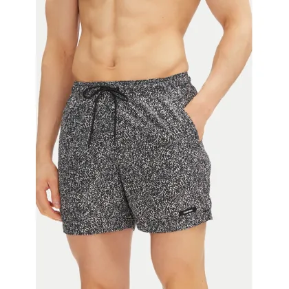 Zdjęcie Calvin Klein Swimwear Szorty kąpielowe KM0KM01120 Czarny Regular Fit