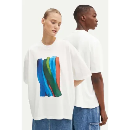 Zdjęcie Sunnei t-shirt bawełniany kolor biały z nadrukiem RTWXJER002