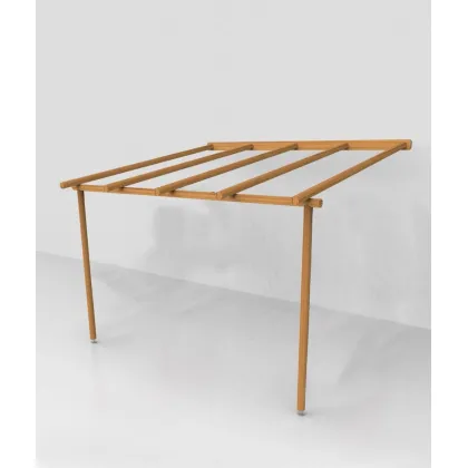 Picture Unique single attached Nagi pergola 370×350 cm