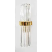Picture Stylish wall lamp made of Murano glass triedri - Il Paralume Marina