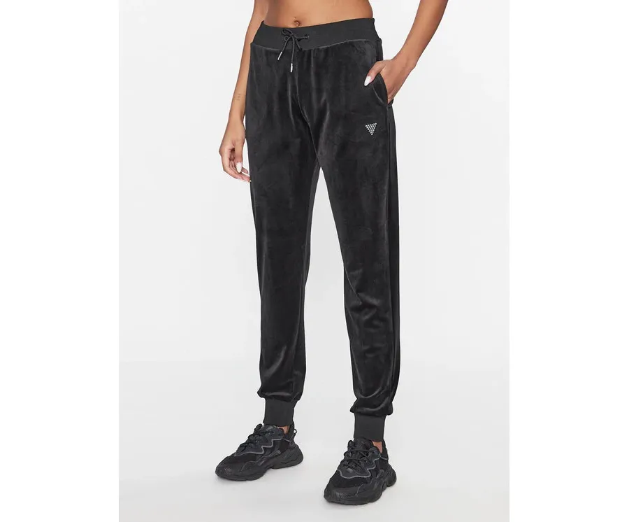 obrazek 1 Guess Spodnie dresowe V3BB27 KBXI2 Czarny Regular Fit