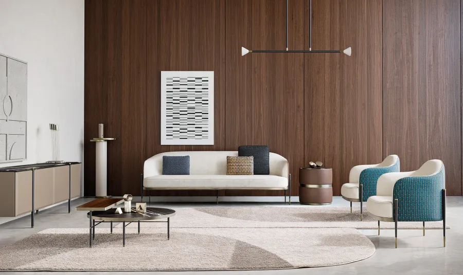 obrazek 11 Elegancka włoska sofa w stylu modernistycznym - do salonu