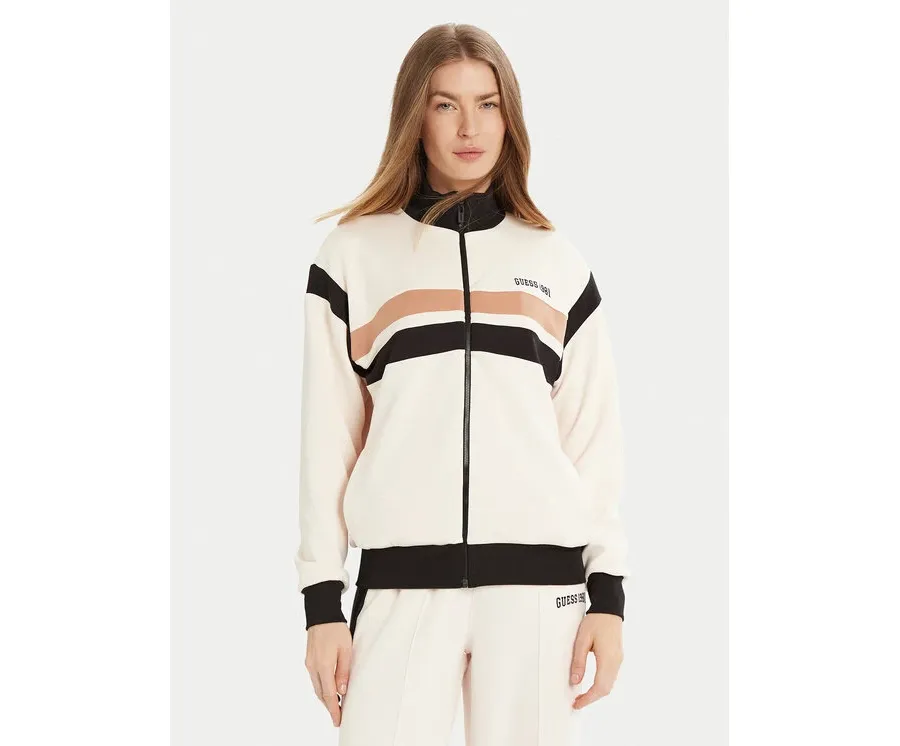 obrazek 1 Guess Bluza V5RQ00 KCO72 Écru Regular Fit