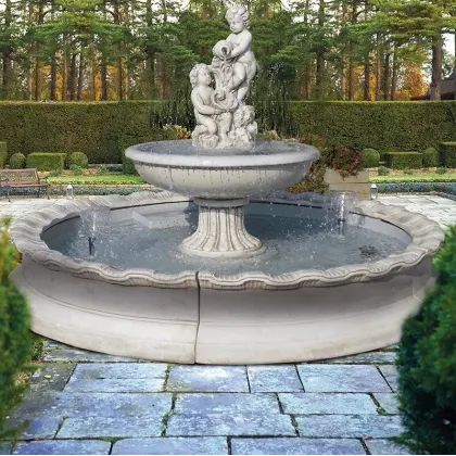 Zdjęcie Luksusowa fontanna ogrodowa Tropea z posągiem