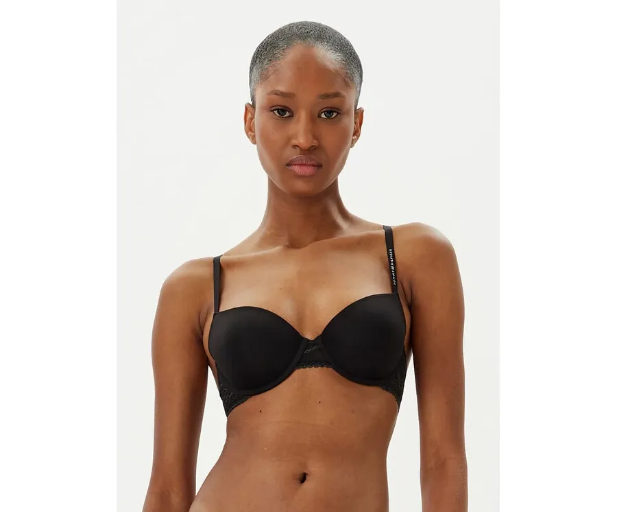 obrazek 1 Tommy Hilfiger Biustonosz balkonetka UW0UW02420 Czarny