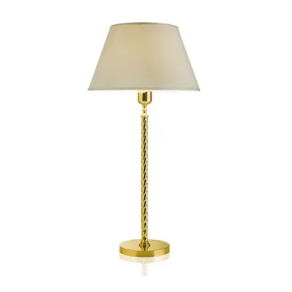 Zdjęcie Włoska lampa na stół z dekoracyjną nóżką