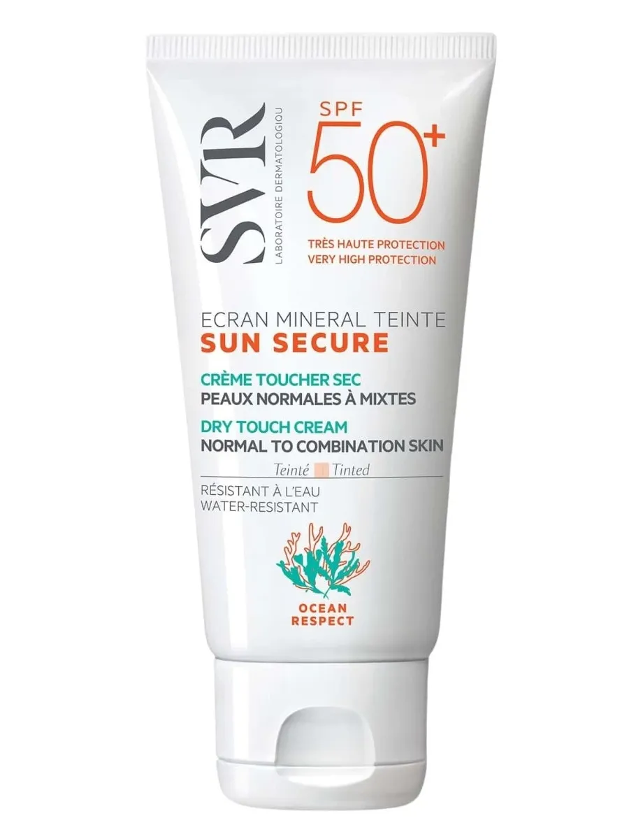 obrazek 1 SVR Sun Secure Krem ochronny koloryzujący SPF 50+ Cera normalna i mieszana  60 g