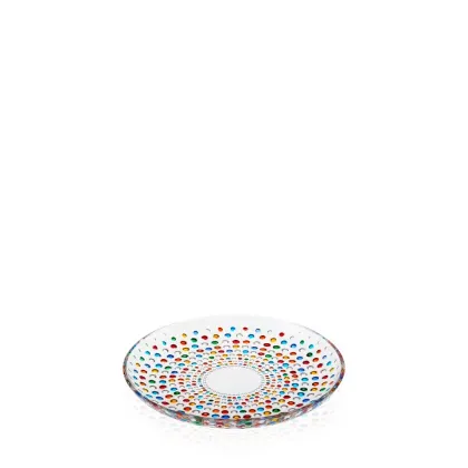 Zdjęcie Designerski włoski talerz ze szkła murano (18 cm)