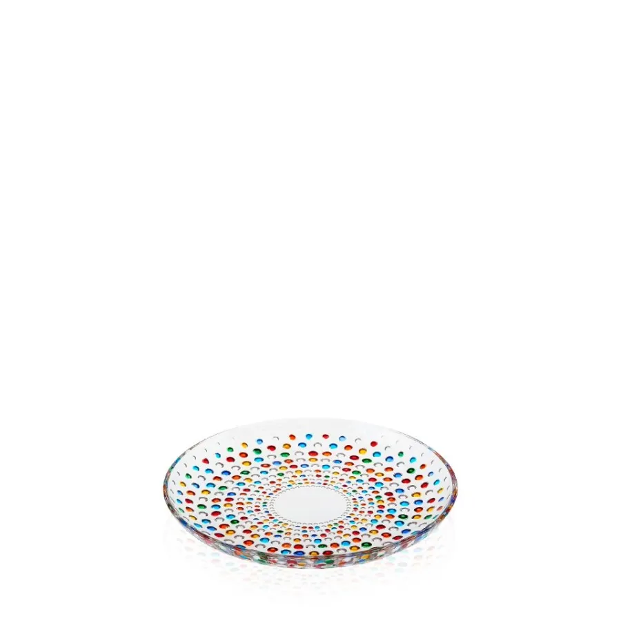 obrazek 1 Designerski włoski talerz ze szkła murano (18 cm)