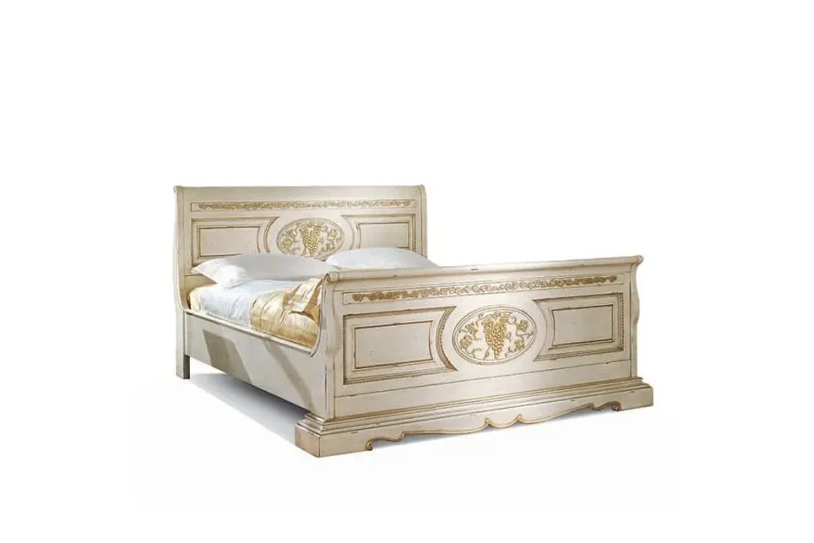 obrazek 1 Luksusowe antyczne włoskie łóżko