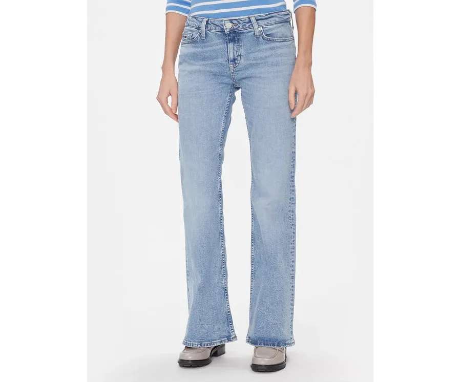 obrazek 1 Tommy Jeans Jeansy Sophie DW0DW17200 Niebieski Flare Fit