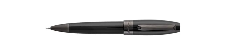 obrazek 1 Mechanical Pencil Fortuna Black Resin Gun Metal Trim Montegrappa