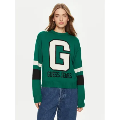 Zdjęcie Guess Jeans Sweter W4BR11 Z3HN2 Zielony Regular Fit